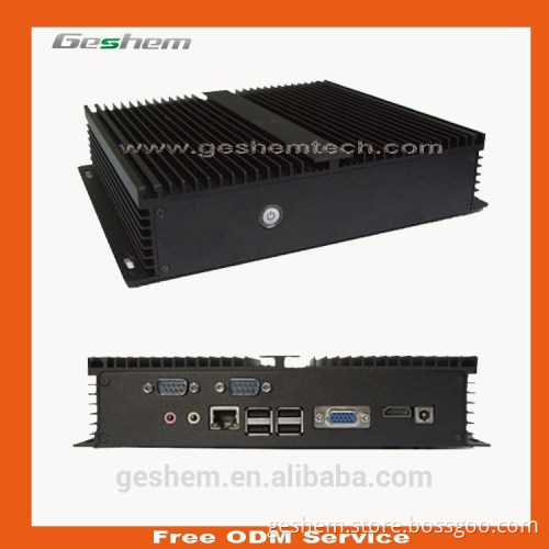 Anti shock embedded industrial mini box computer with 1 VGA